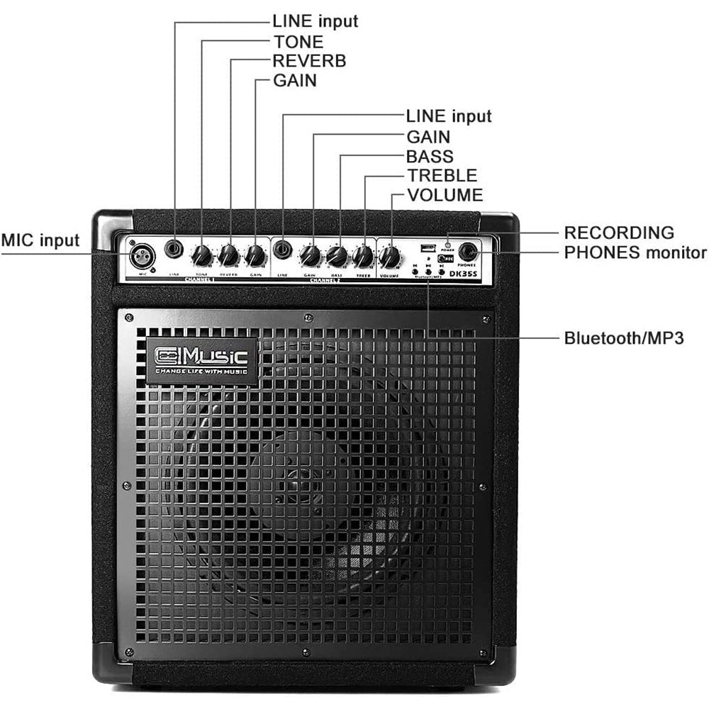 Amplifier Cool Music DK35S, Combo 50W