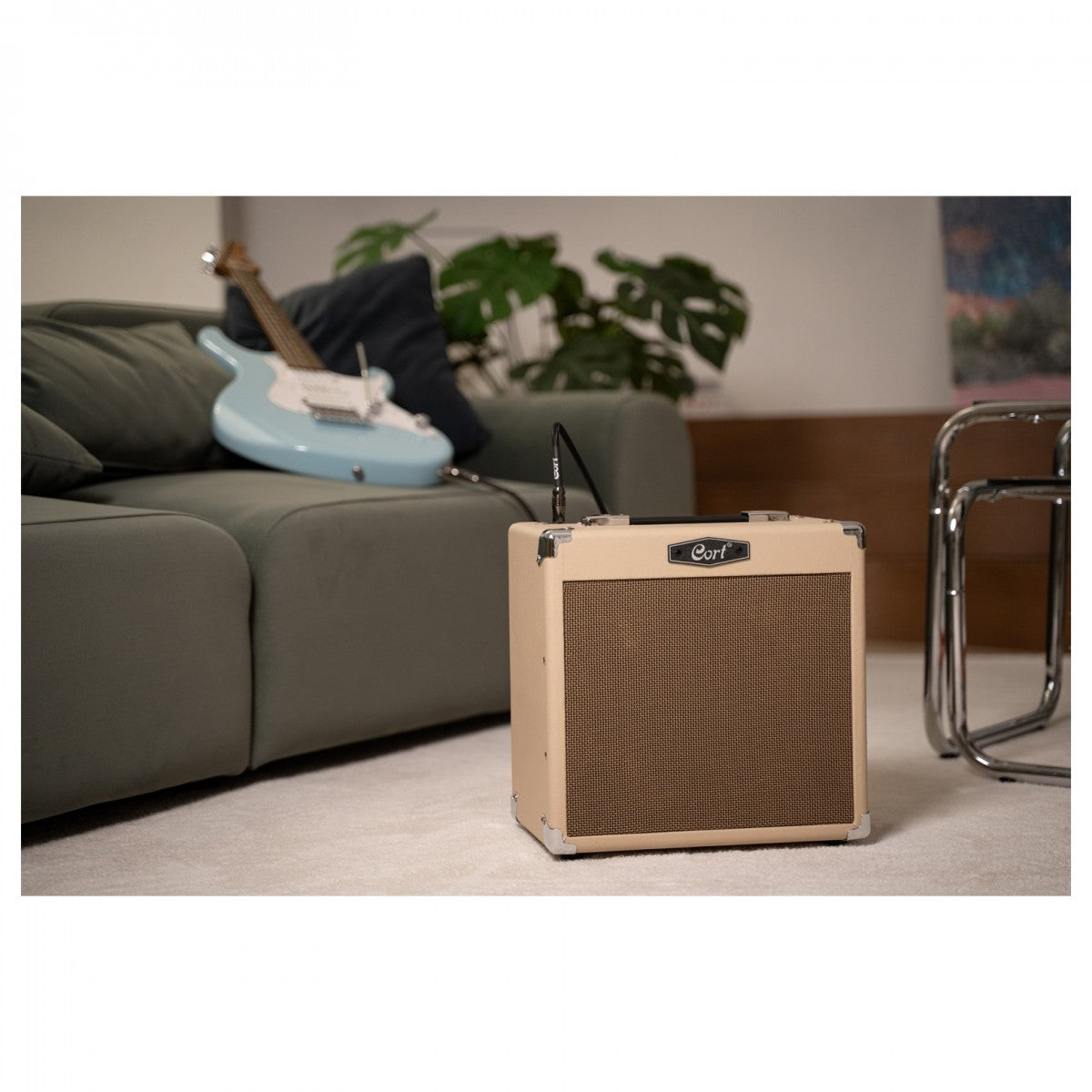 Amplifier Cort CM15R, Combo 15W, Cream