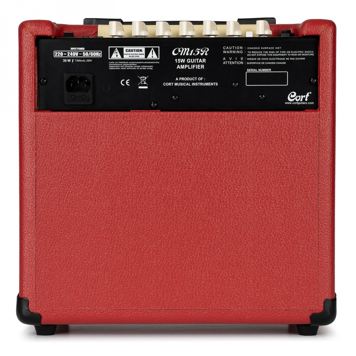 Amplifier Cort CM15R, Combo 15W, Red