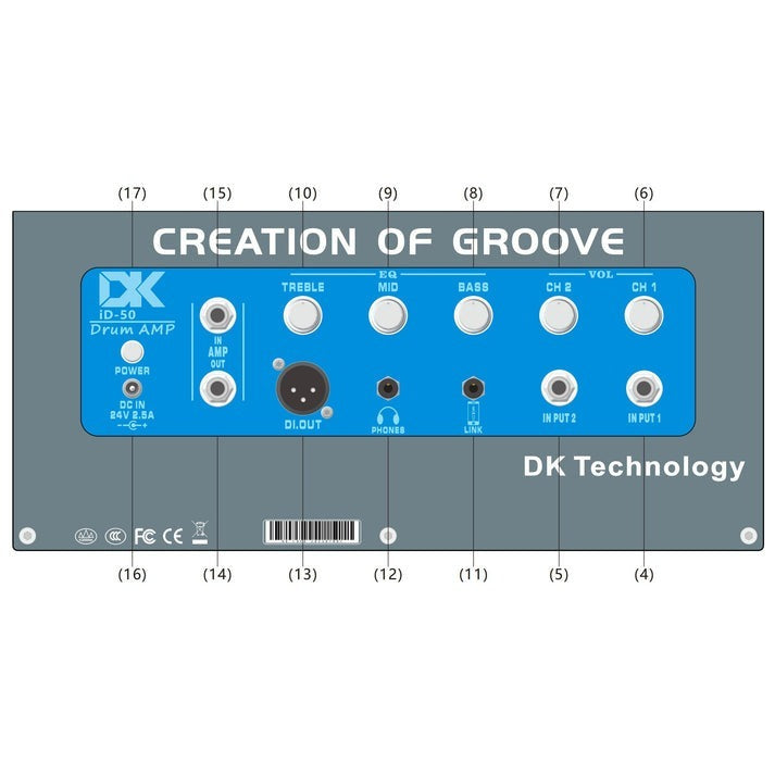 Amplifier DK ID50, Combo 50W