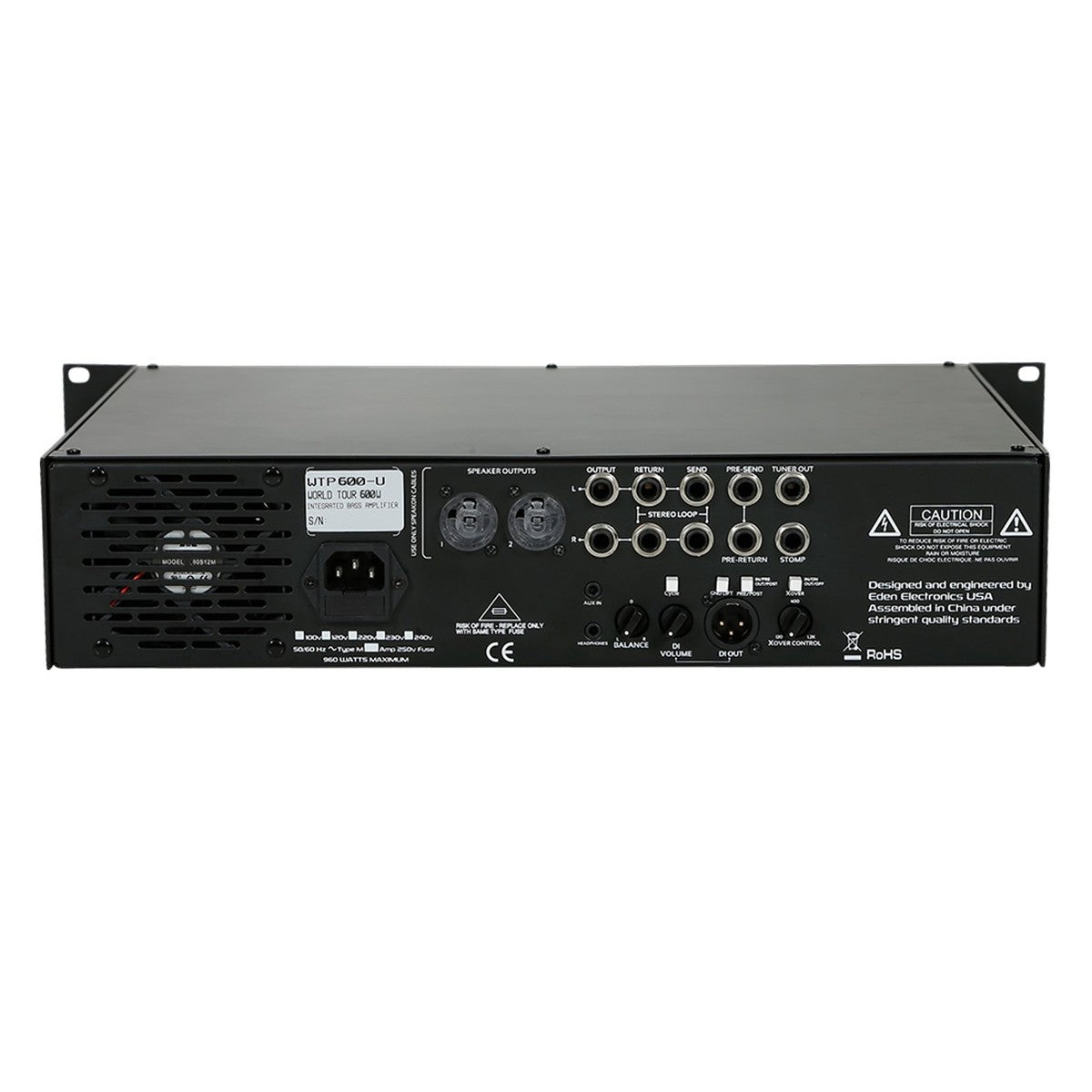 Amplifier Eden World Tour Pro WTP600, Head 600W