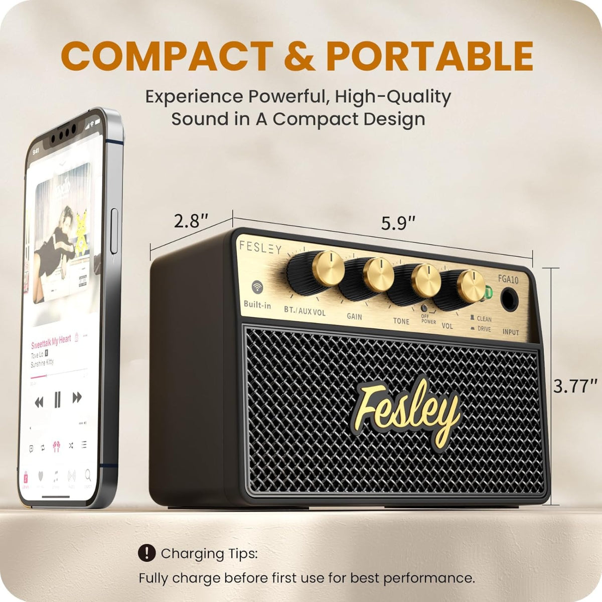 Amplifier Fesley FGA10, Combo 10W