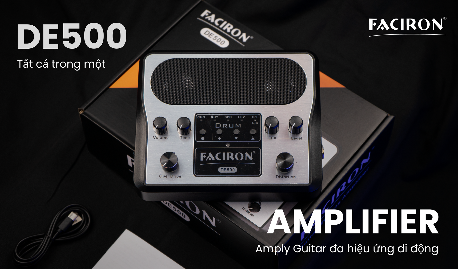 Amplifier Guitar Faciron DE500, Combo 10W
