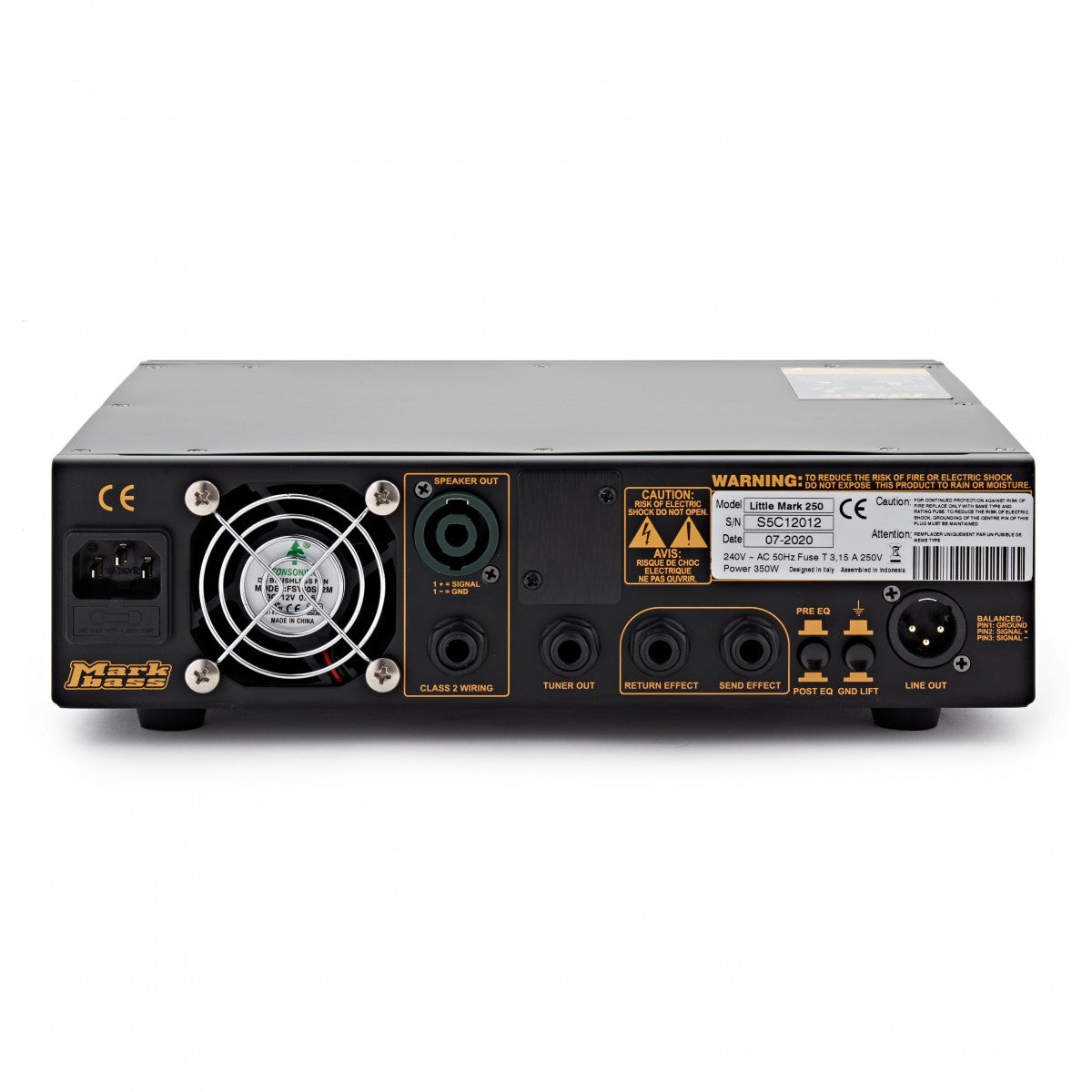 Amplifier MarkBass Little Mark 250 Black Line, Head 250W