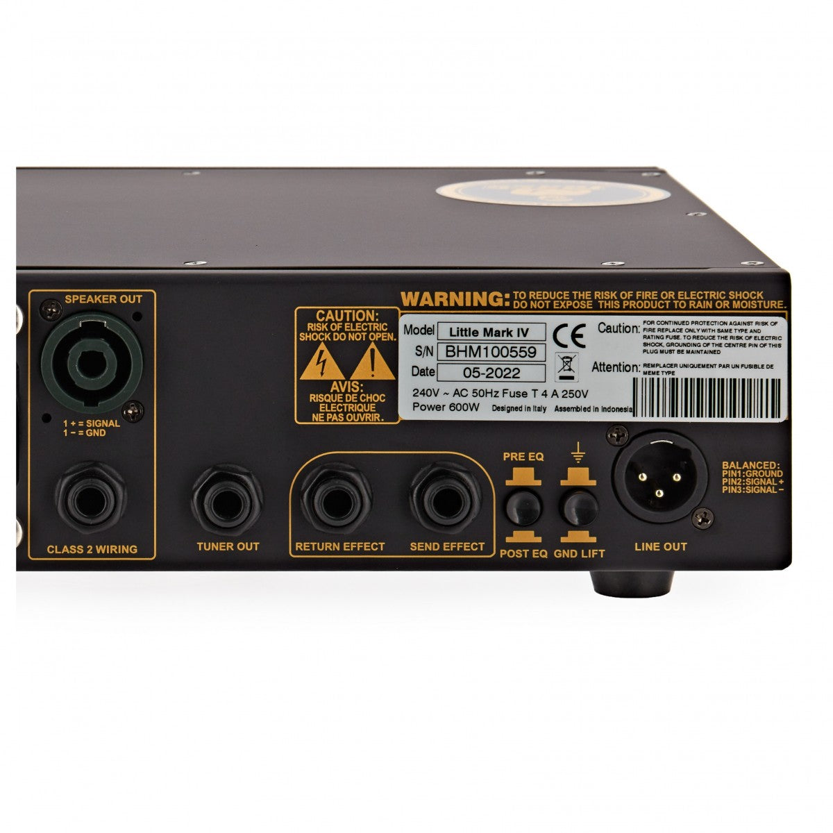 Amplifier Markbass Little Mark IV, Head 500W