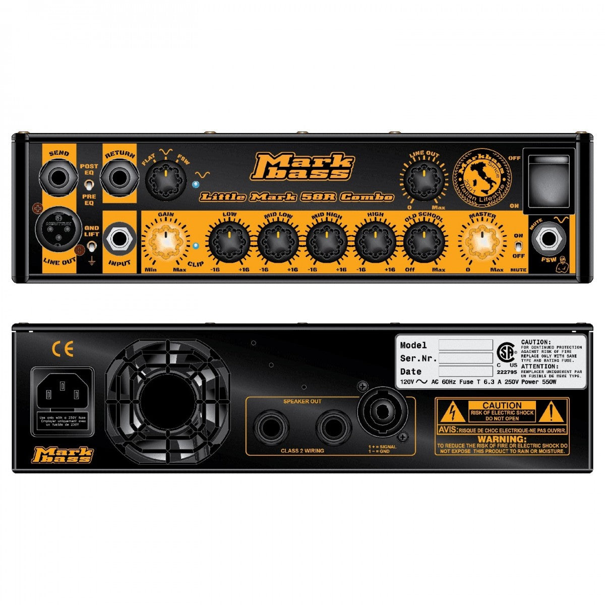 Amplifier Markbass MB58R MINI CMD 121 Pure, Combo 500W