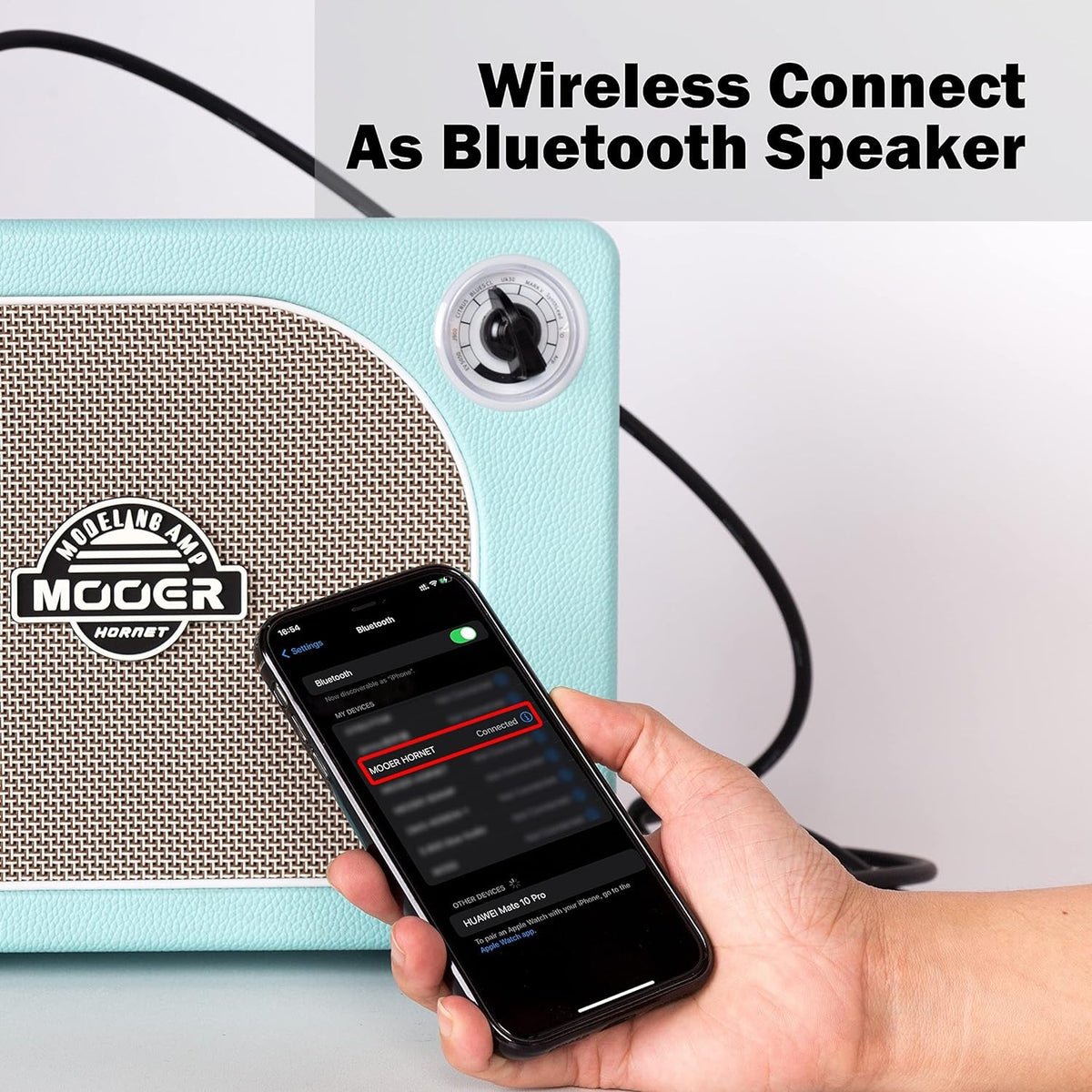 Amplifier Mooer Hornet 15, Combo 15W, Blue