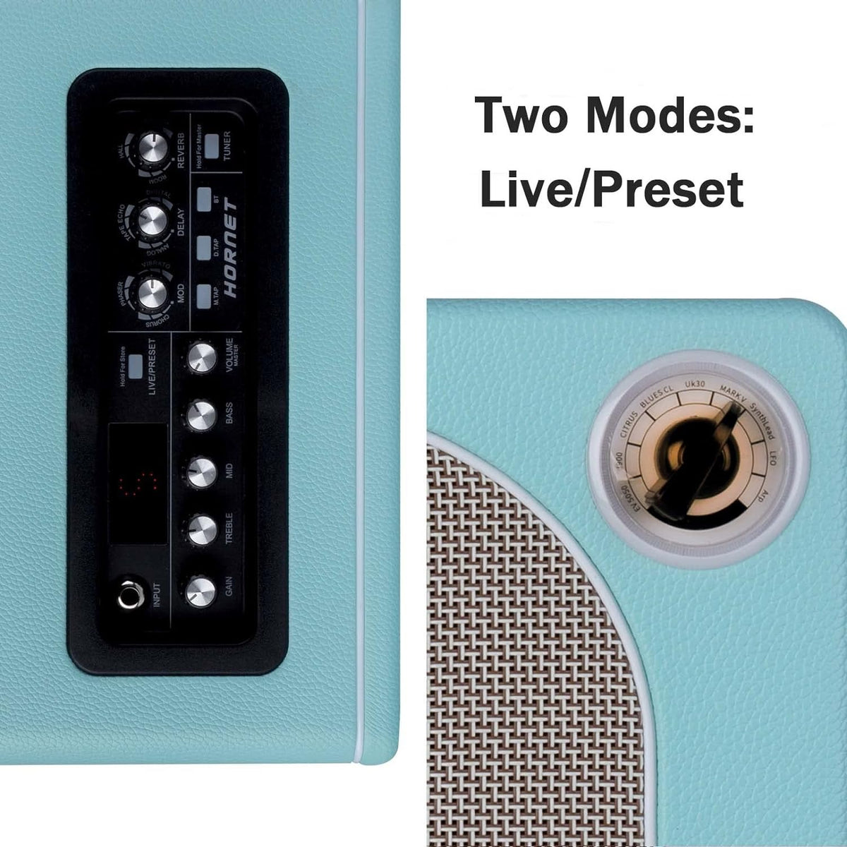 Amplifier Mooer Hornet 15, Combo 15W, Blue