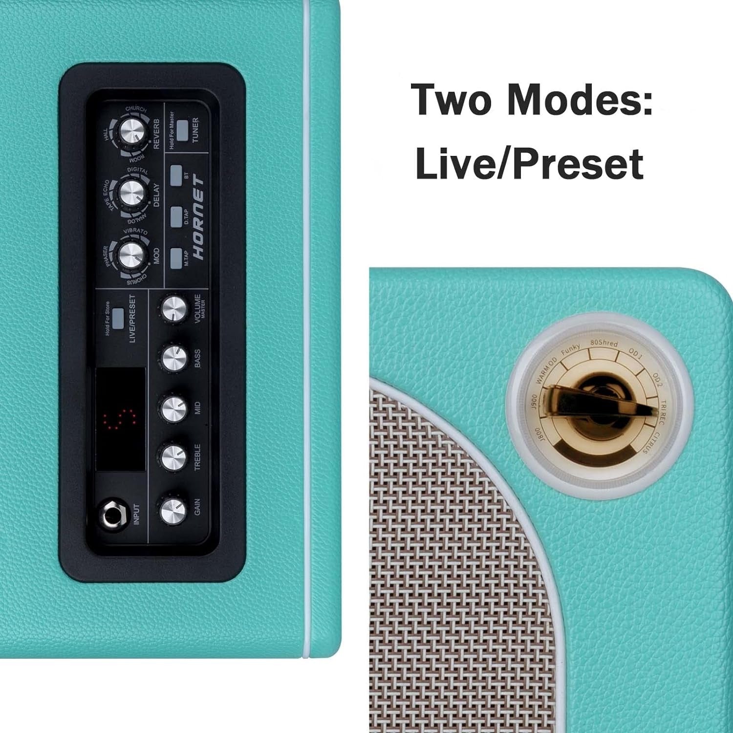 Amplifier Mooer Hornet 15, Combo 15W, Green