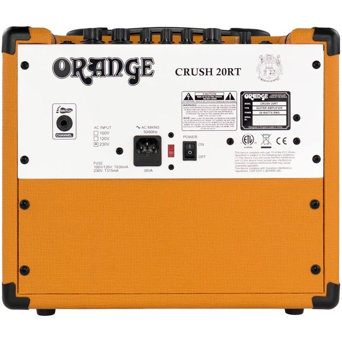 Amplifier Orange Crush 20RT, Combo 20W, Orange