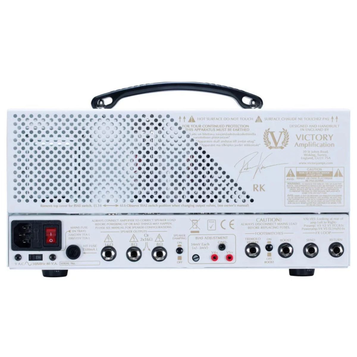 Amplifier Victory RK50 Richie Kotzen, Head 50W