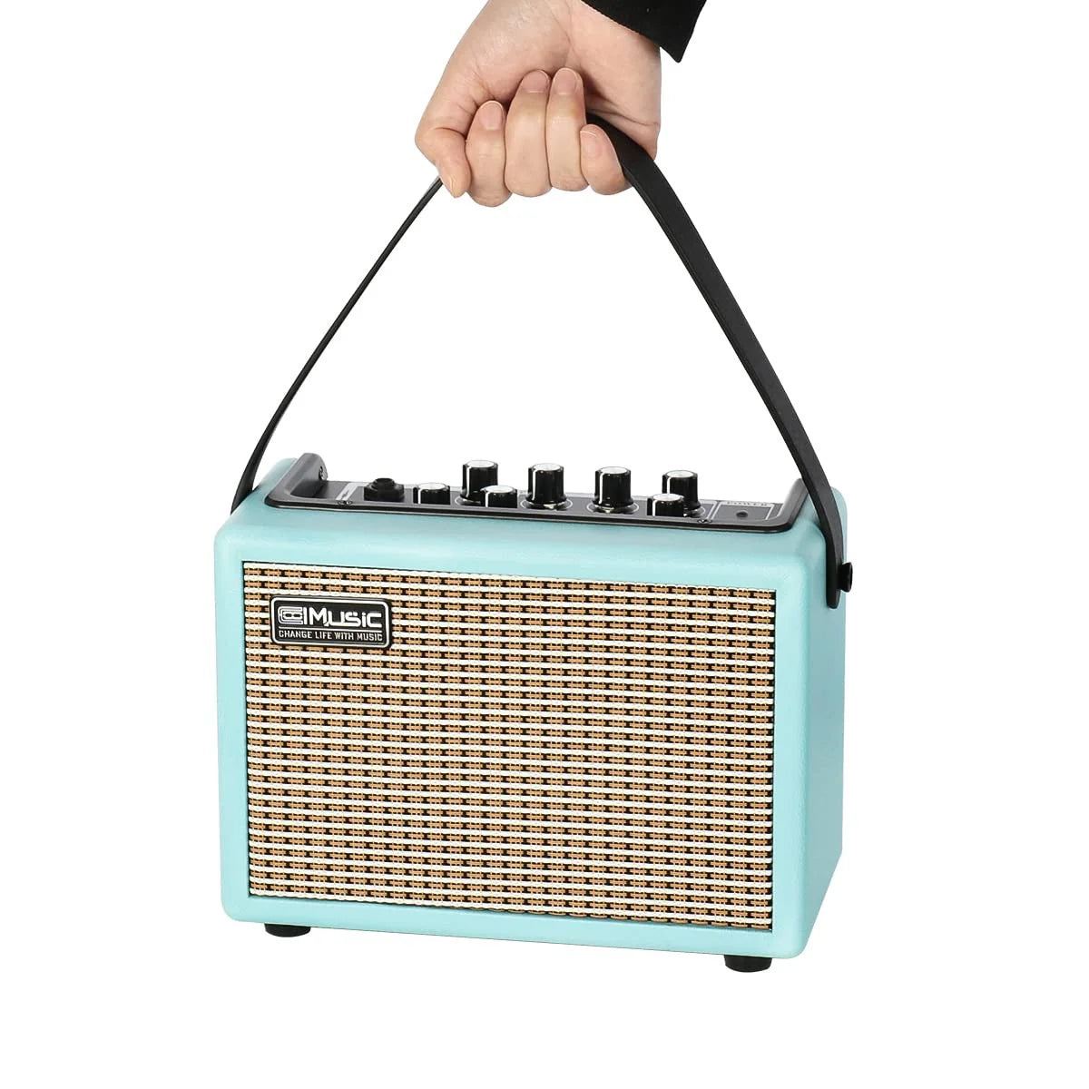 Amplifier Guitar Coolmusic Unique 15G, Combo Electric Guitar 15W, Pin Sạc, Bluetooth