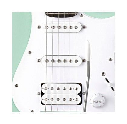 Đàn Guitar Điện Cort G110 HSS Electric Guitar, Green