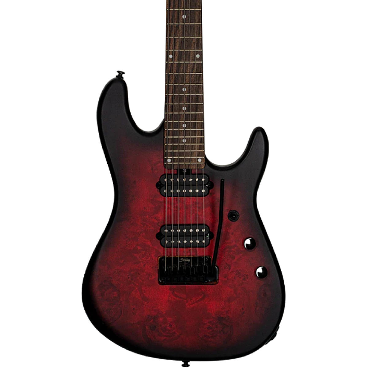 Đàn Guitar Điện Sterling by Music Man Richardson7, Dark Scarlet Burst Satin