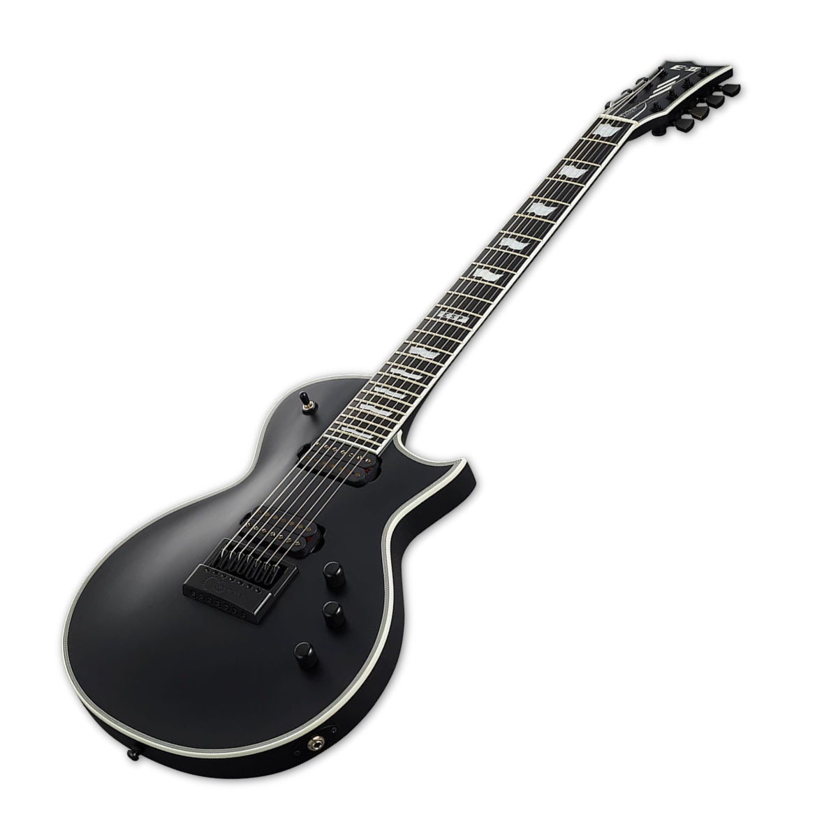 Đàn Guitar Điện ESP E-II Eclipse-7 Evertune – Black Satin
