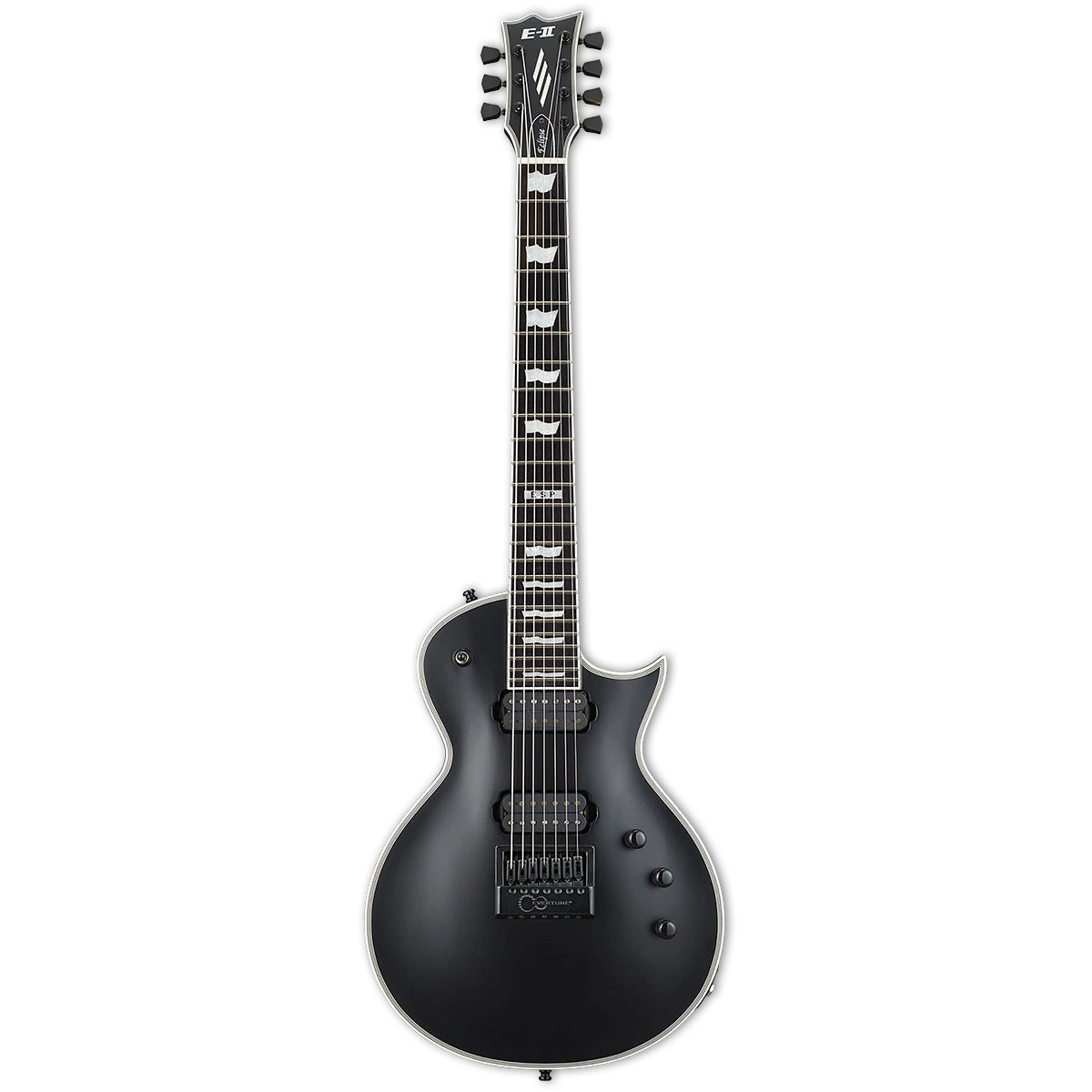 Đàn Guitar Điện ESP E-II Eclipse-7 Evertune – Black Satin