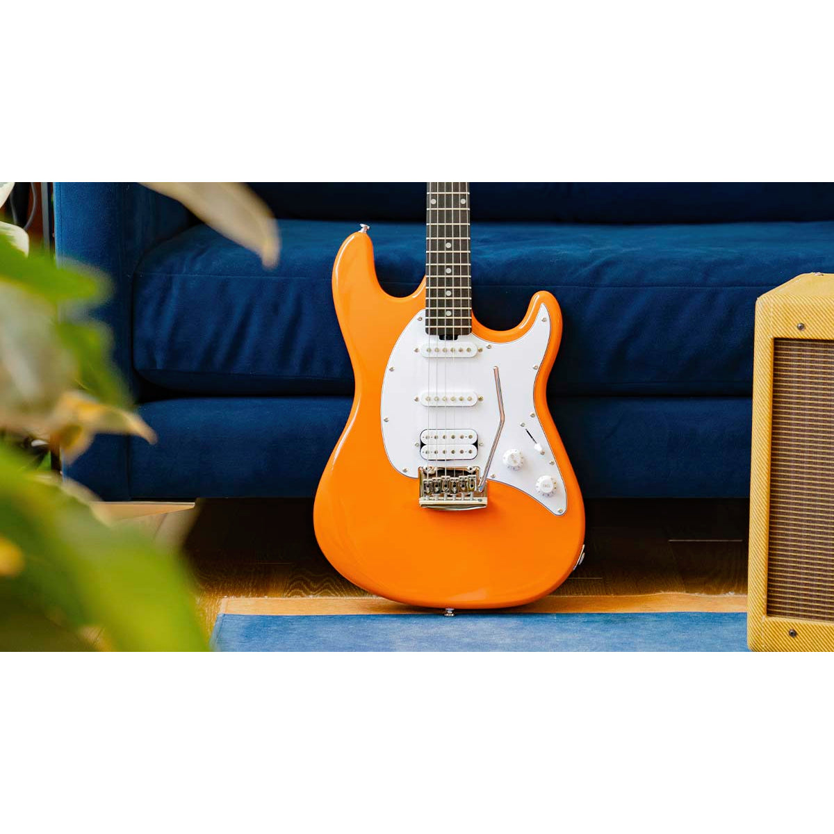Đàn Guitar Điện Sterling by Music Man Intro Series Cutlass HSS, Sunrise Orange