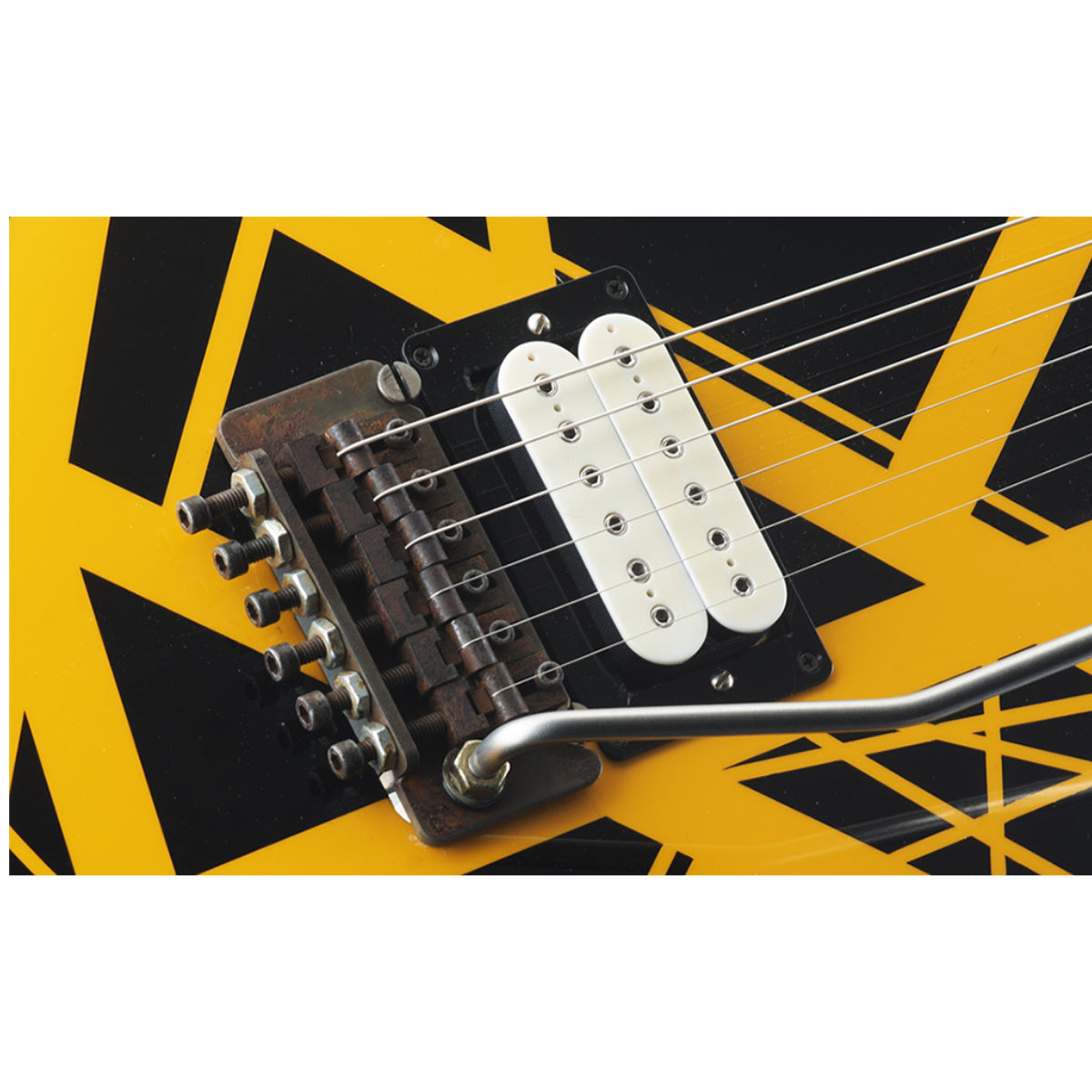 Đàn Guitar Điện EVH Limited Edition ’79 Bumblebee, Black with Yellow Stripes