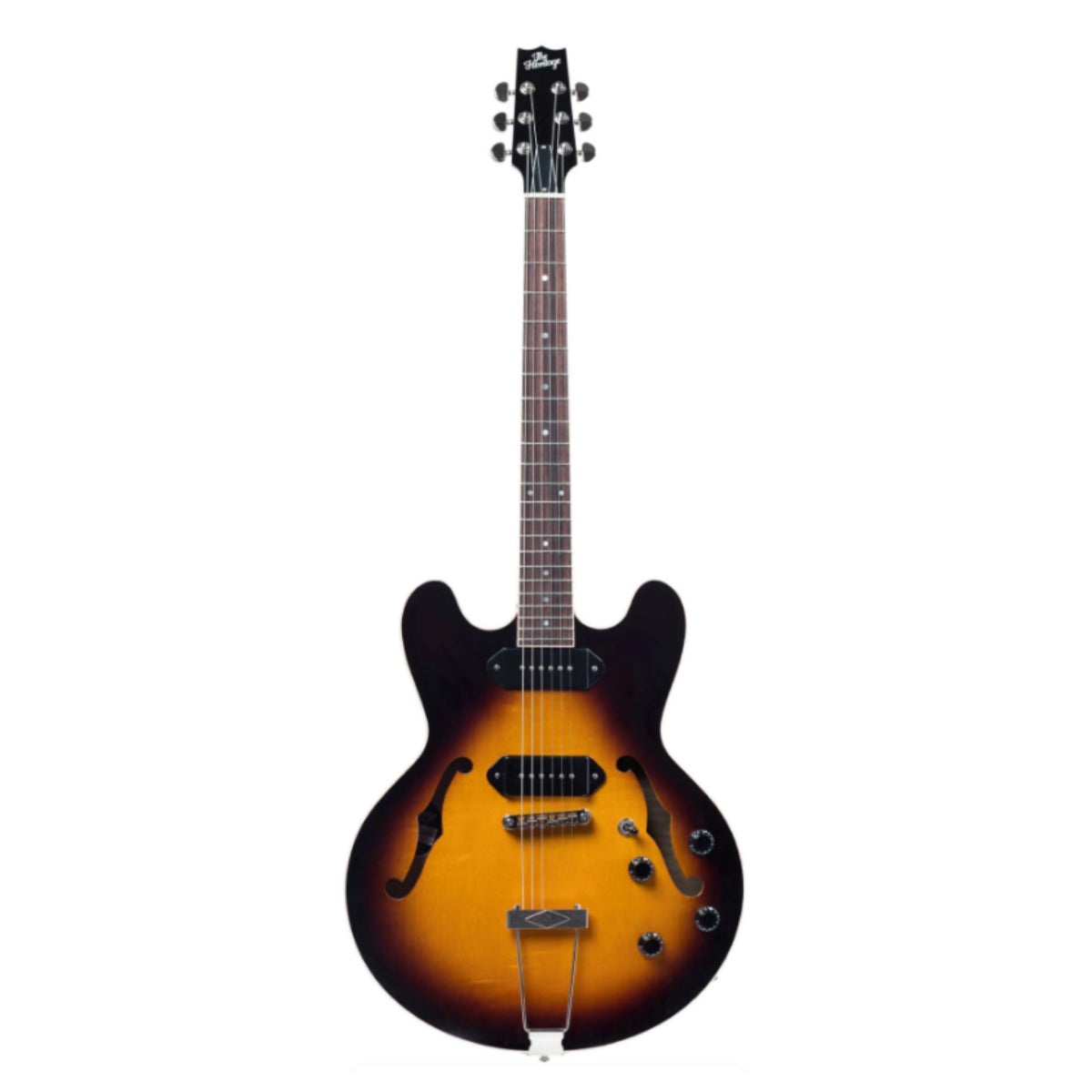 Đàn Guitar Điện Heritage Standard H-530 Hollow with Case, Original Sunburst