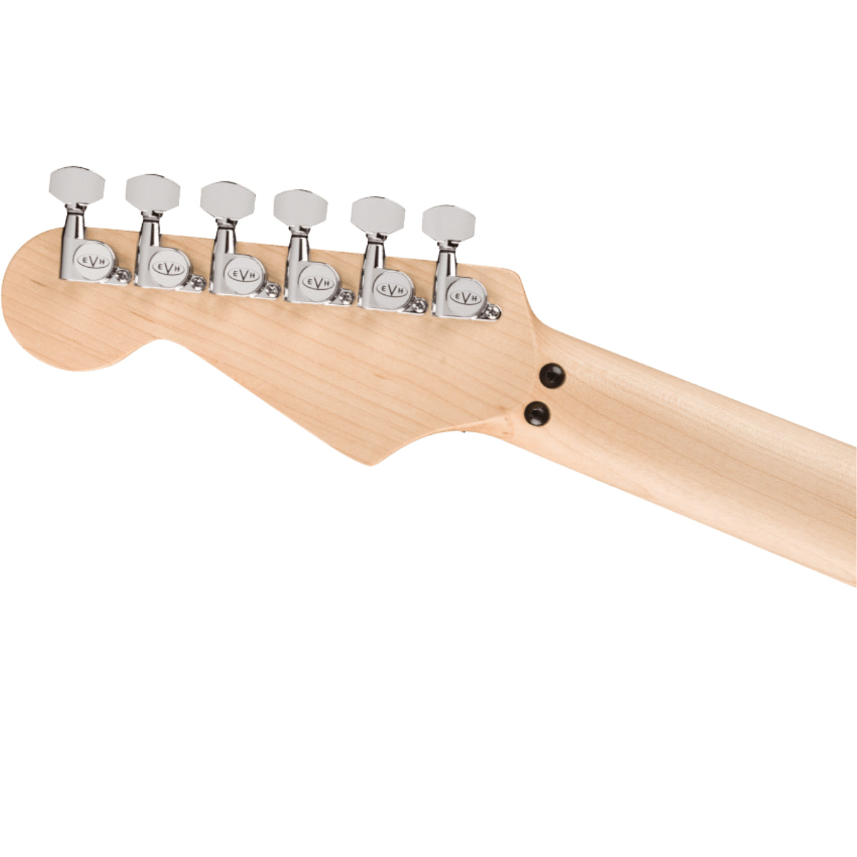 Đàn Guitar Điện EVH Striped Series Circles, White and Black