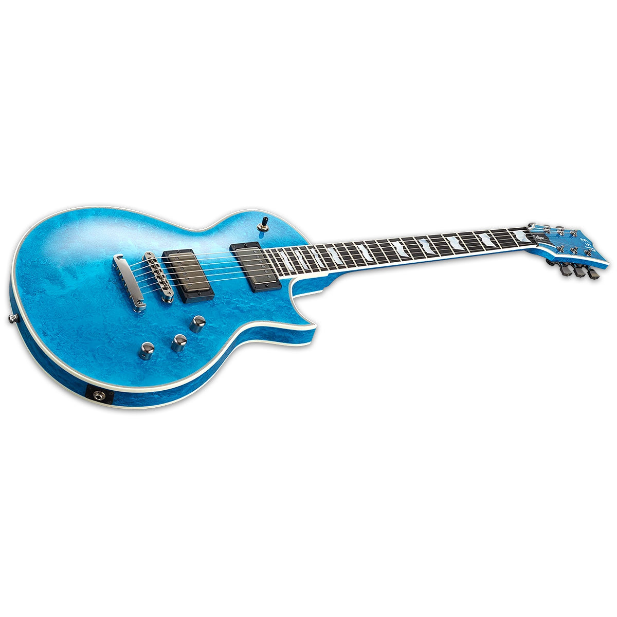 Đàn Guitar Điện ESP Eclipse Custom, Blue Liquid Metal