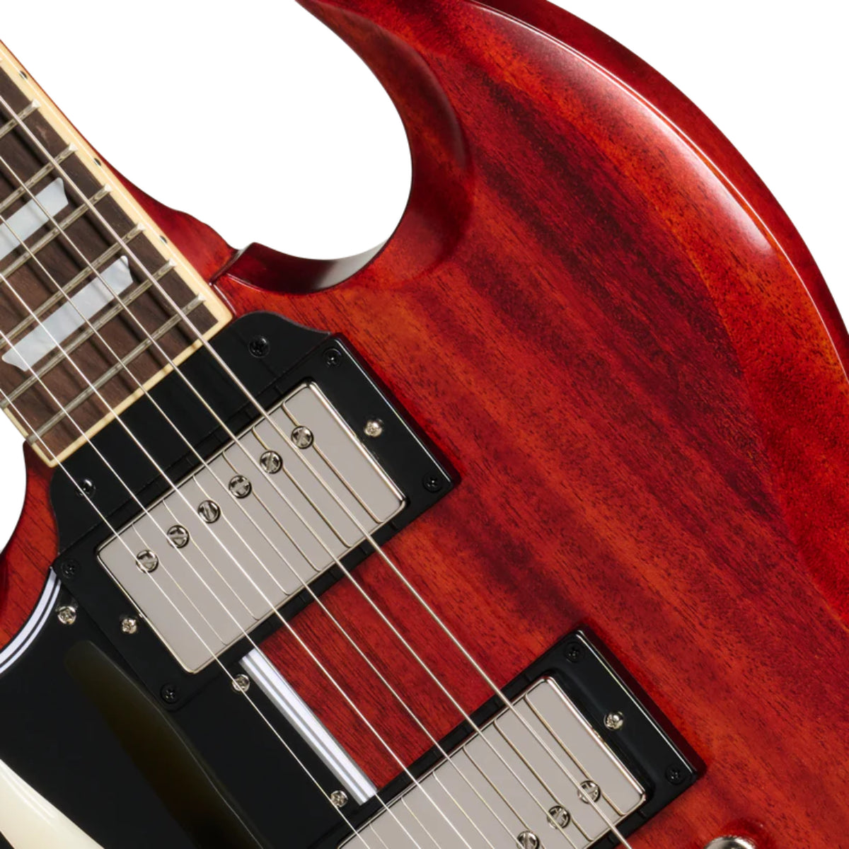 Đàn Guitar Điện Epiphone 1964 SG Standard Reissue with Maestro Vibrola Cherry Red Left Handed