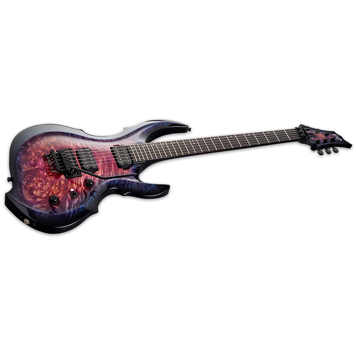 Đàn Guitar Điện ESP FRX CTM, Magenta Blue Burst