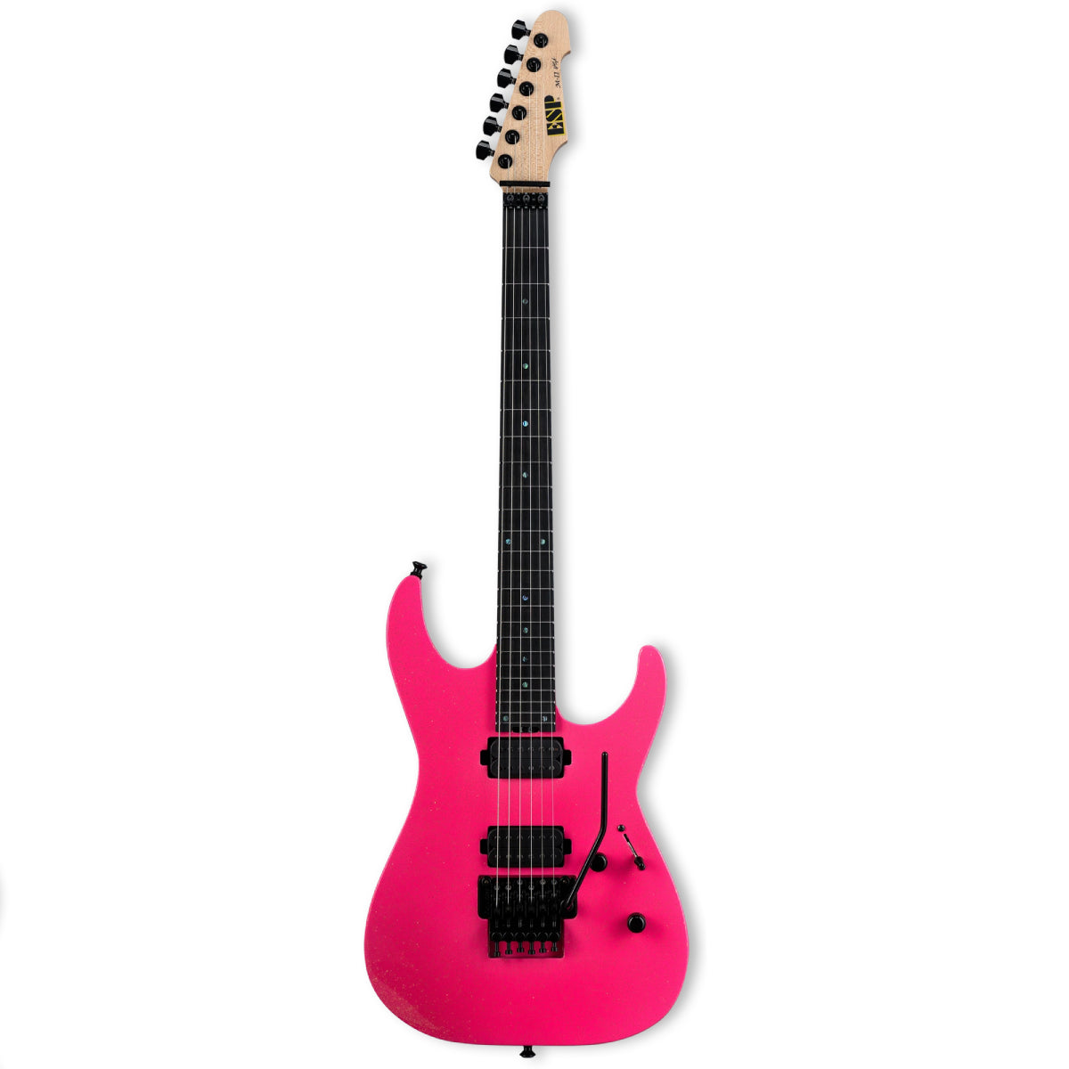 Đàn Guitar Điện ESP USA M-II FR USA Neon Pink Sparkle
