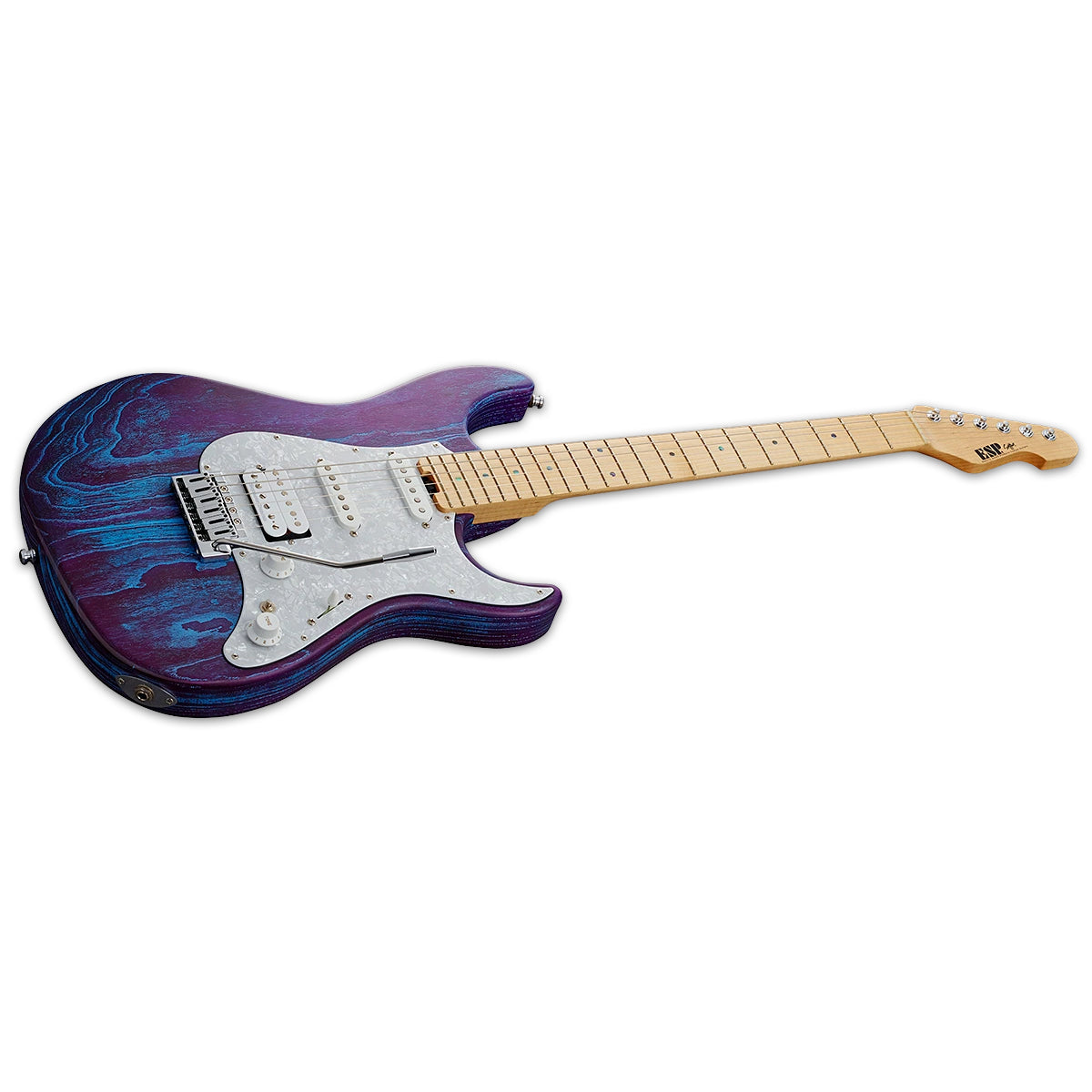 Đàn Guitar Điện ESP SNAPPER CTM, Drift Wood Indigo Purple w/ Blue Filler