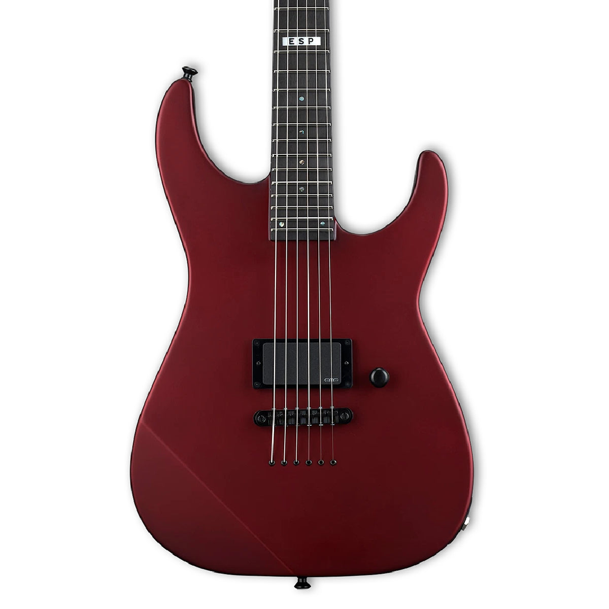 Đàn Guitar Điện ESP E-II M-1 Thru NT – Deep Candy Apple Red Satin