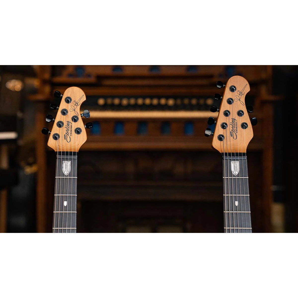 Đàn Guitar Điện Sterling by Music Man JP150 DiMarzio, Blood Orange Burst