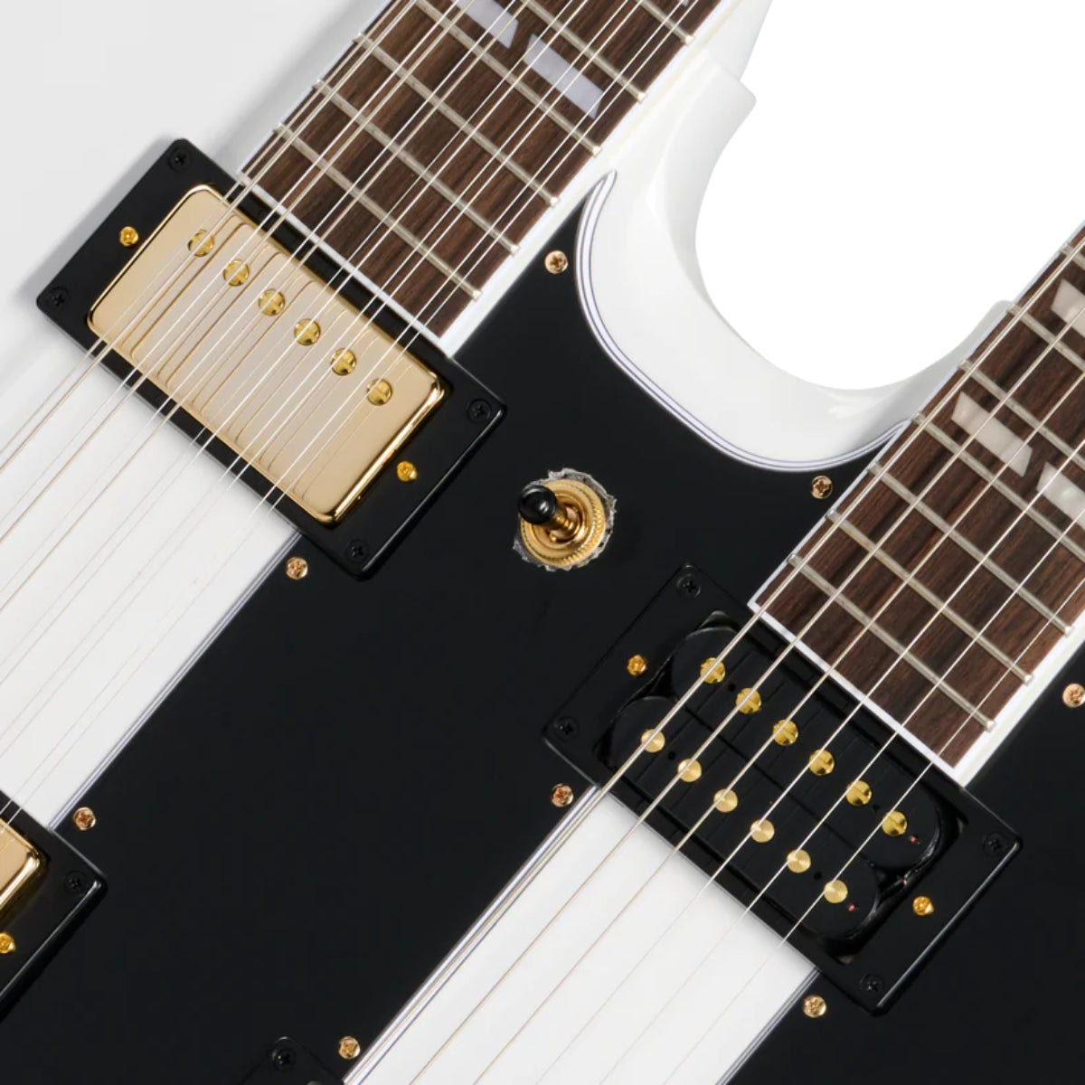 Đàn Guitar Điện Epiphone EDS 1275 Doubleneck Alpine White