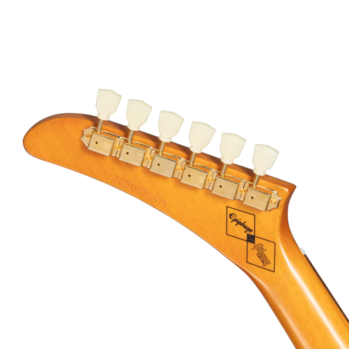 Đàn Guitar Điện Epiphone 1958 Korina Explorer Black Pickguard Aged Natural