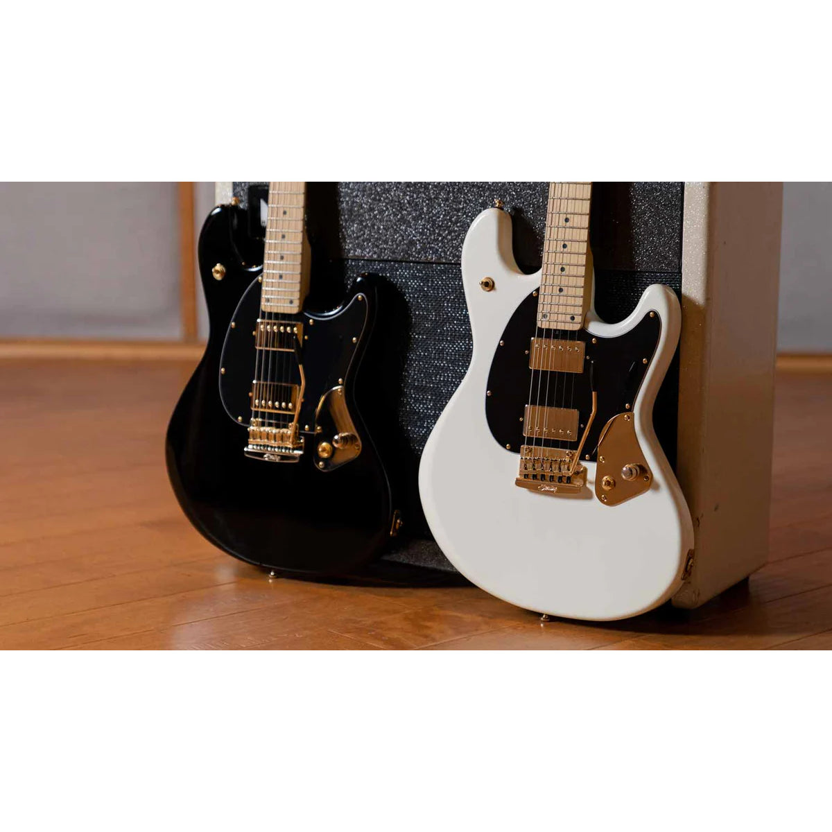 Đàn Guitar Điện Sterling by Music Man Jared Dines Signature StingRay Guitar, Olympic White