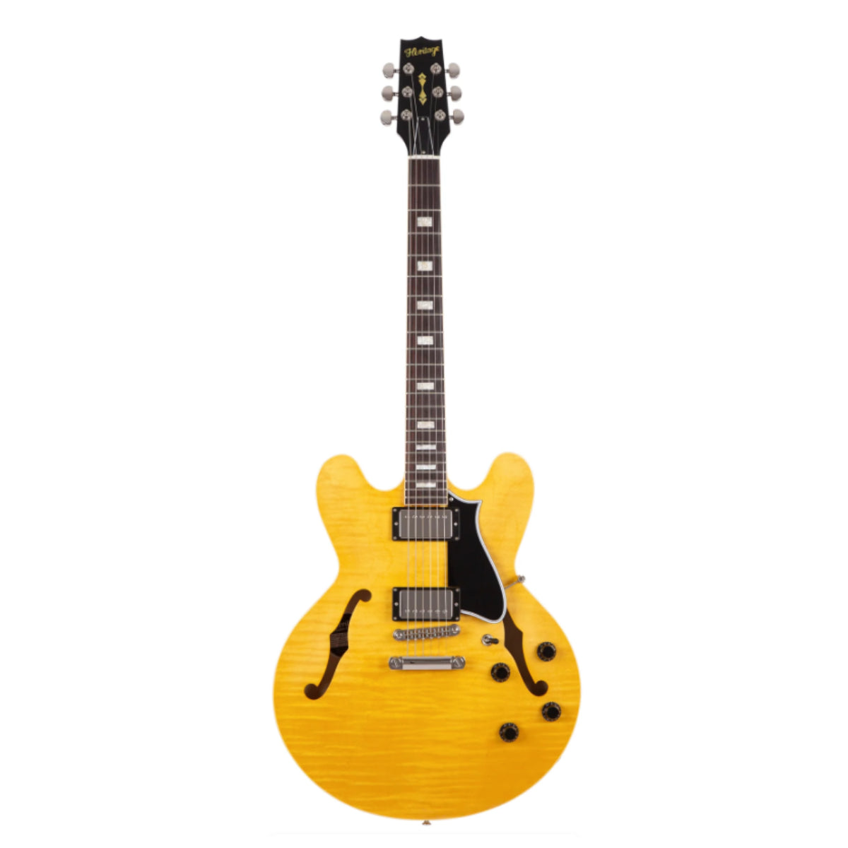 Đàn Guitar Điện Heritage Custom Shop Core Collection H-535 Electric Guitar with Case, Antique Natural