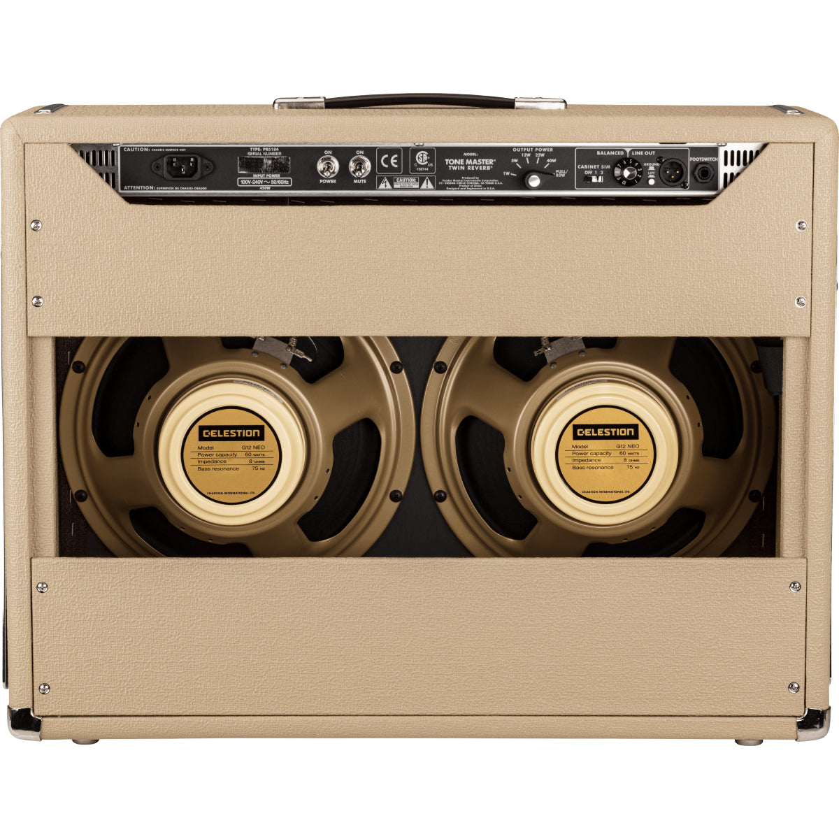 Amplifier Fender Tone Master Twin Reverb Blonde