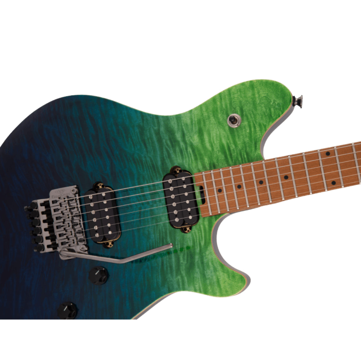 Đàn Guitar Điện EVH Wolfgang WG Standard QM, Baked Maple Fingerboard, Tahiti Night