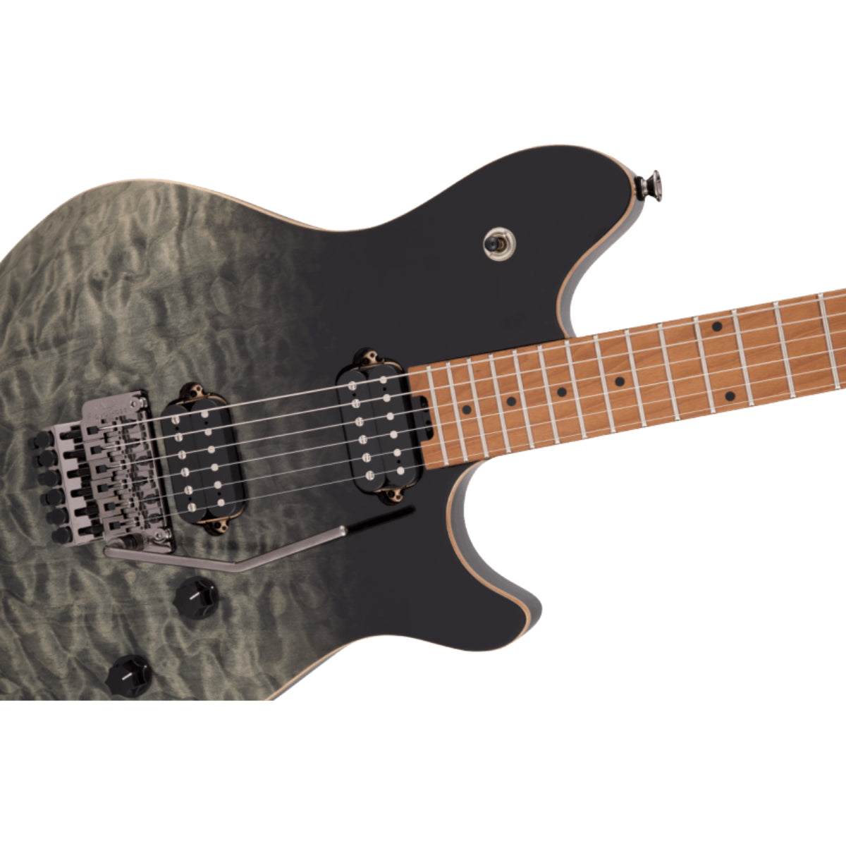 Đàn Guitar Điện EVH Wolfgang WG Standard QM, Baked Maple Fingerboard, Black Fade