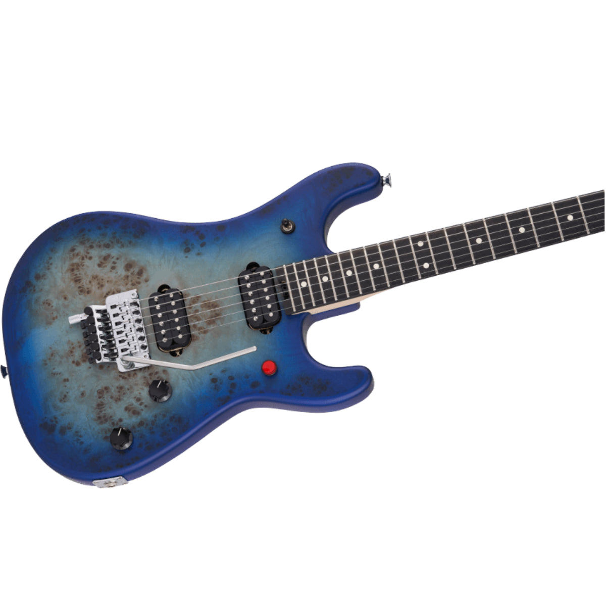 Đàn Guitar Điện EVH 5150 Series Deluxe Poplar Burl, Aqua Burst