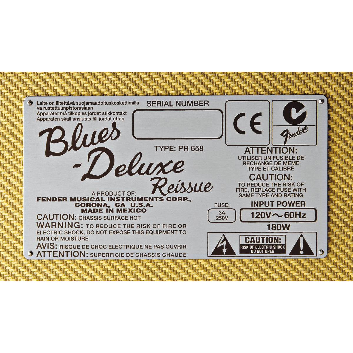 Amplifier Fender Blues Deluxe Reissue