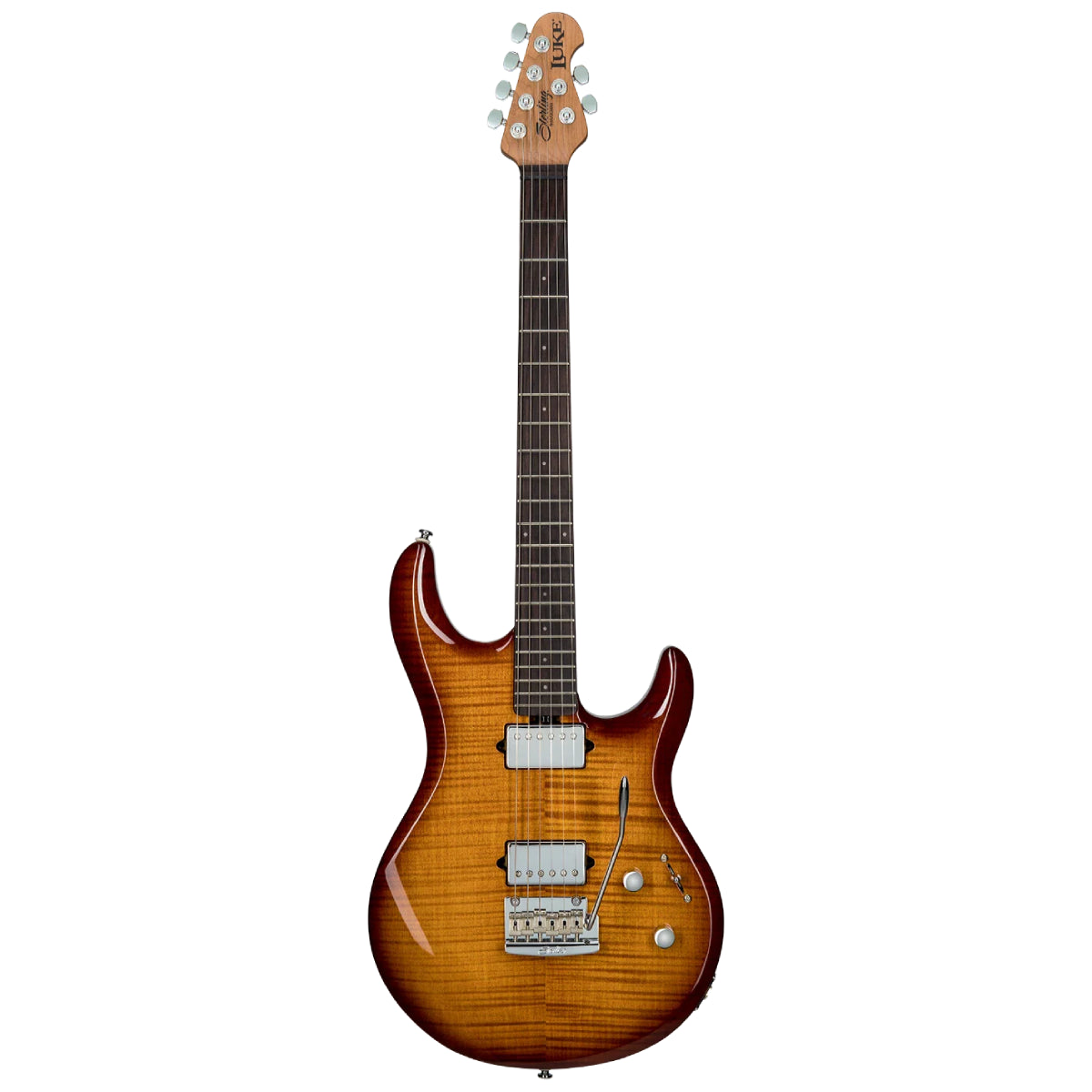 Đàn Guitar Điện Sterling by Music Man Luke LK100 Steve Lukather Signature, Hazel Burst