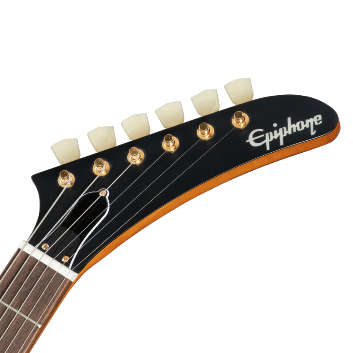 Đàn Guitar Điện Epiphone 1958 Korina Explorer Black Pickguard Aged Natural