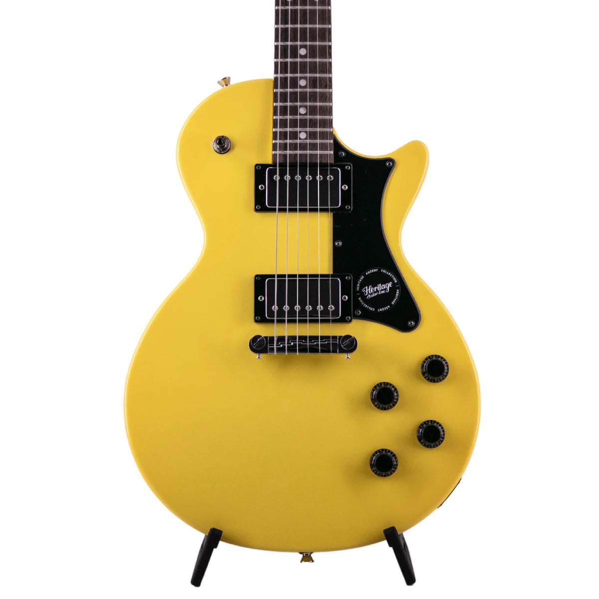 Heritage Ascent Collection H-137 Humbucker Electric Guitar, Marigold Yellow

