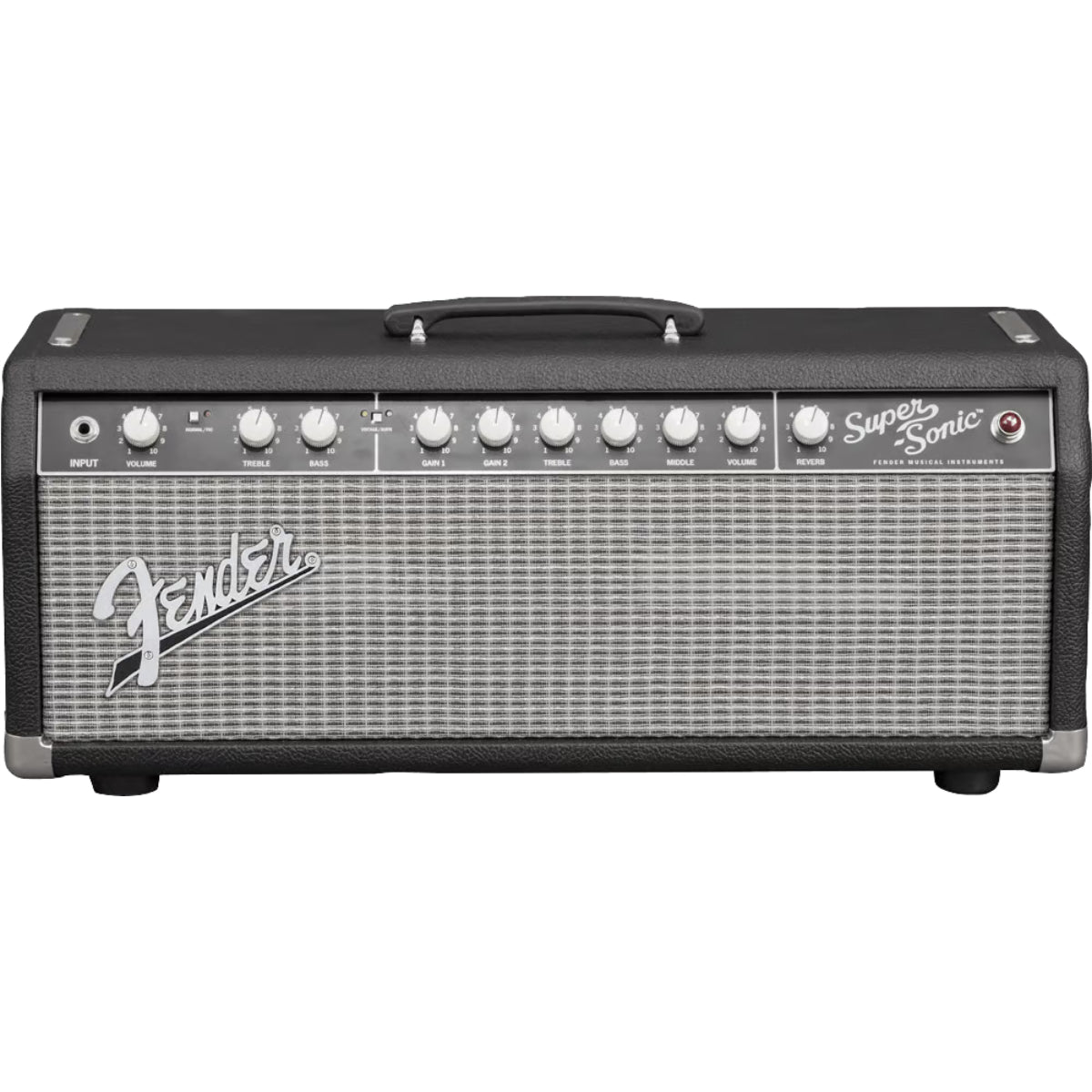 Amplifier Fender Super-Sonic 22 Head, Black and Silver 