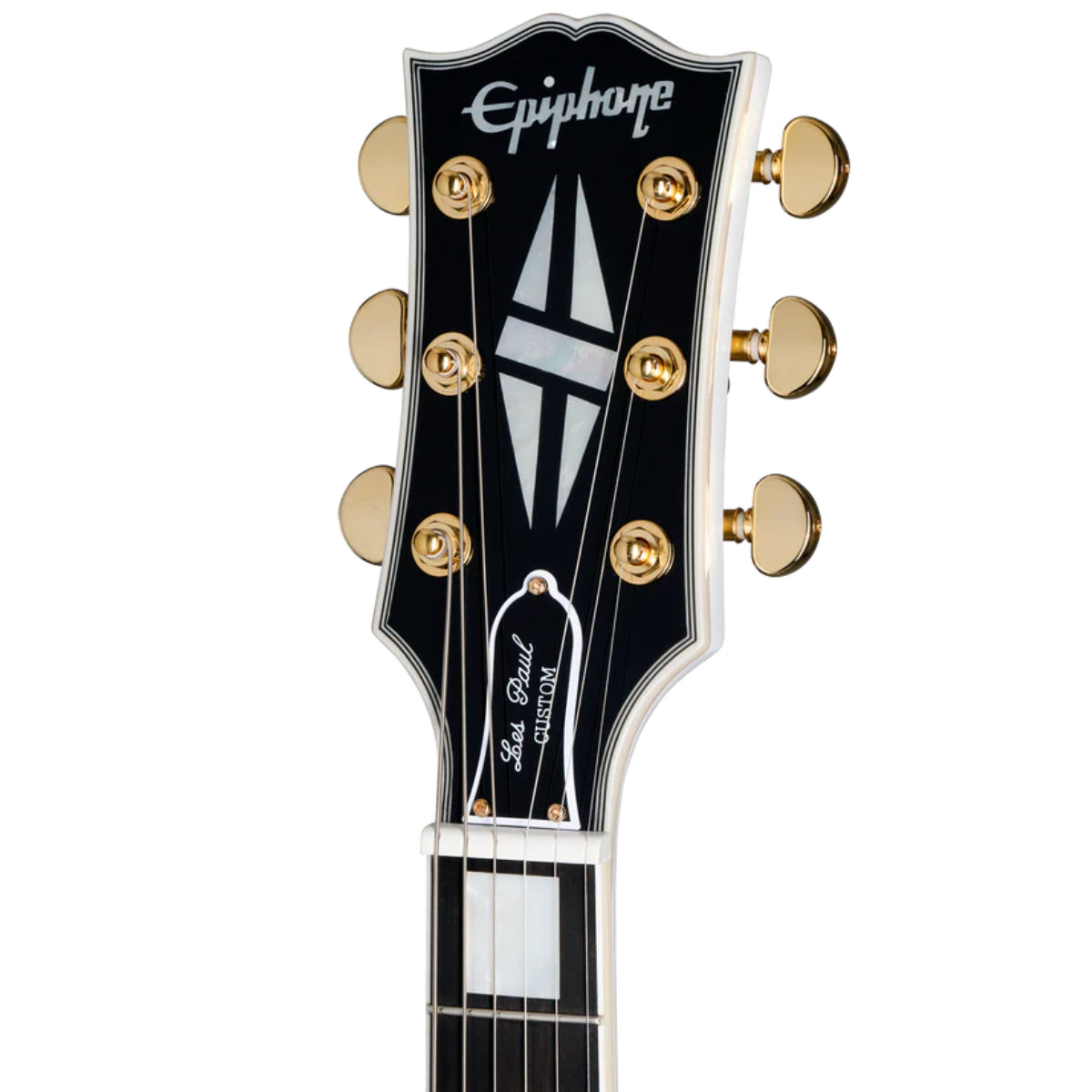 Đàn Guitar Điện Epiphone Les Paul Custom Alpine White