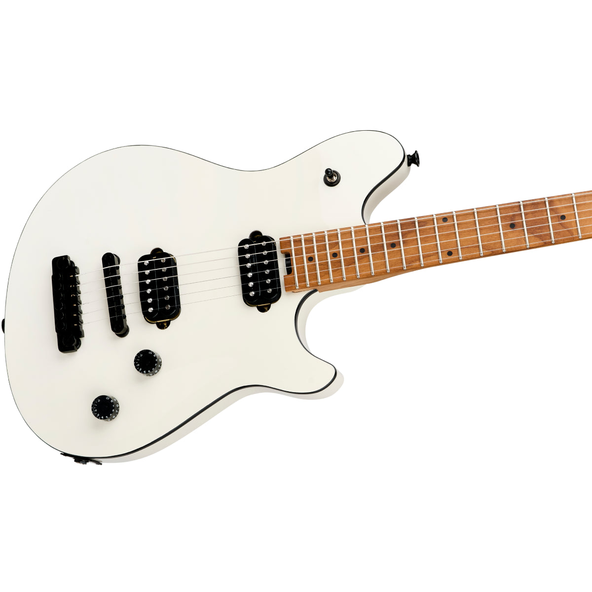 Đàn Guitar Điện EVH Wolfgang Special Baked Maple TOM, Polar White