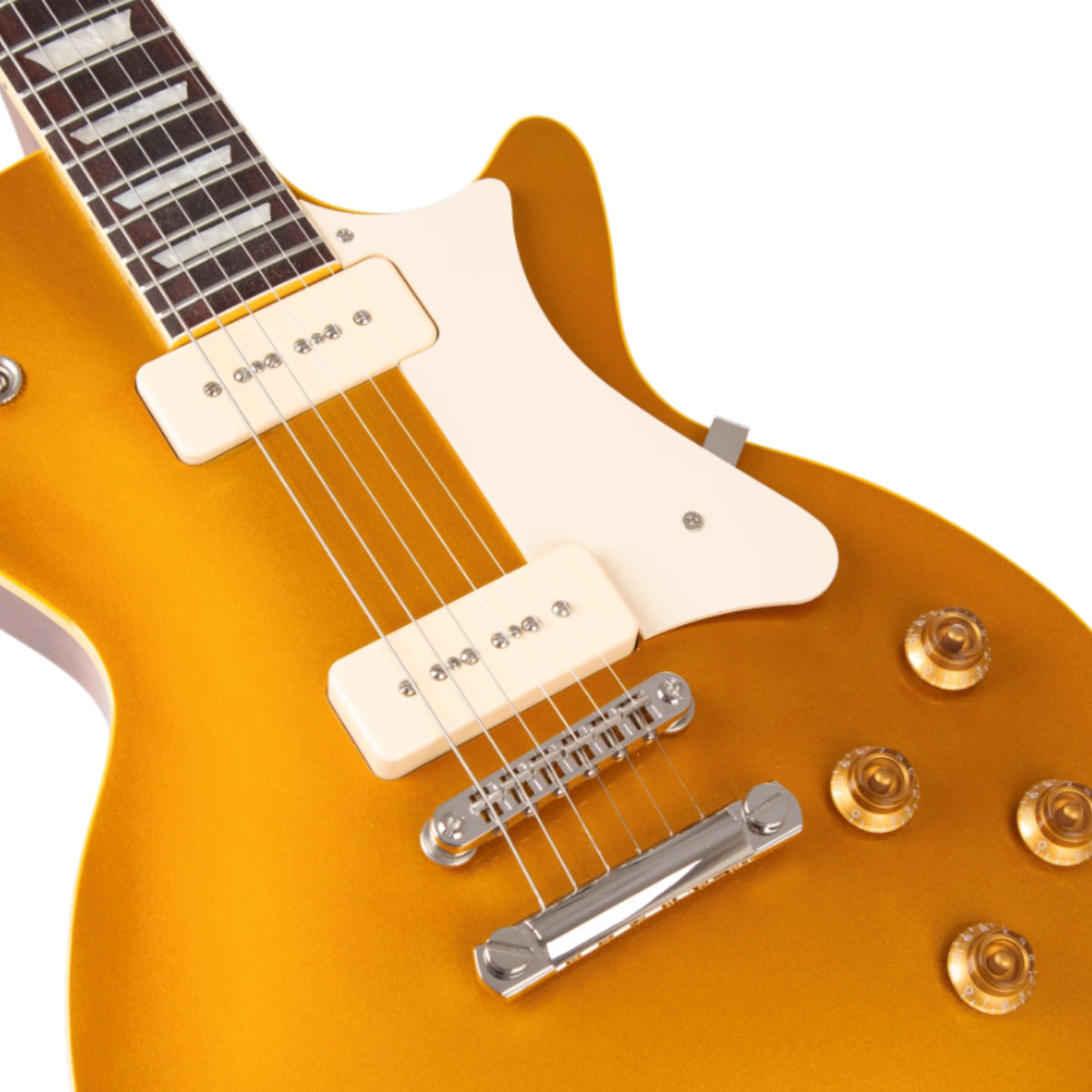 Heritage Custom Shop Core Collection H-150 P90 Electric Guitar with Case, Gold Top

