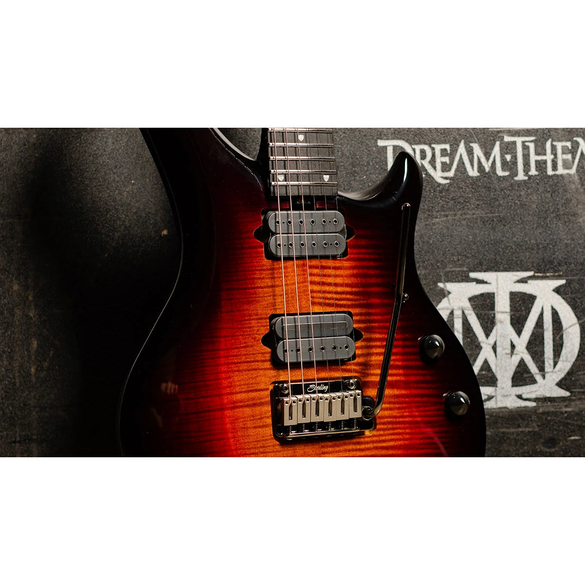 Đàn Guitar Điện Sterling by Music Man Majesty X DiMarzio, Tiger Eye