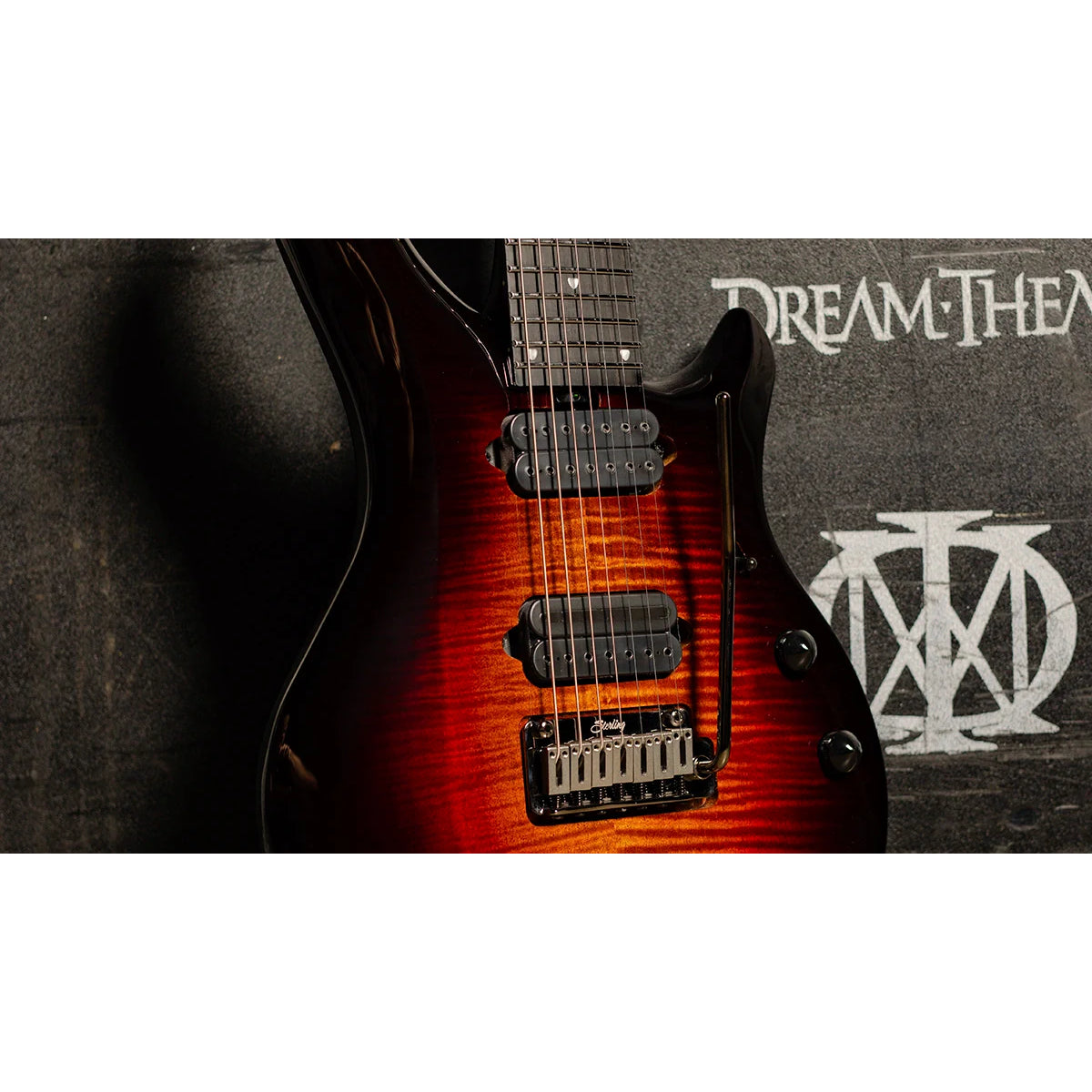 Đàn Guitar Điện Sterling by Music Man Majesty X DiMarzio 7 String, Tiger Eye