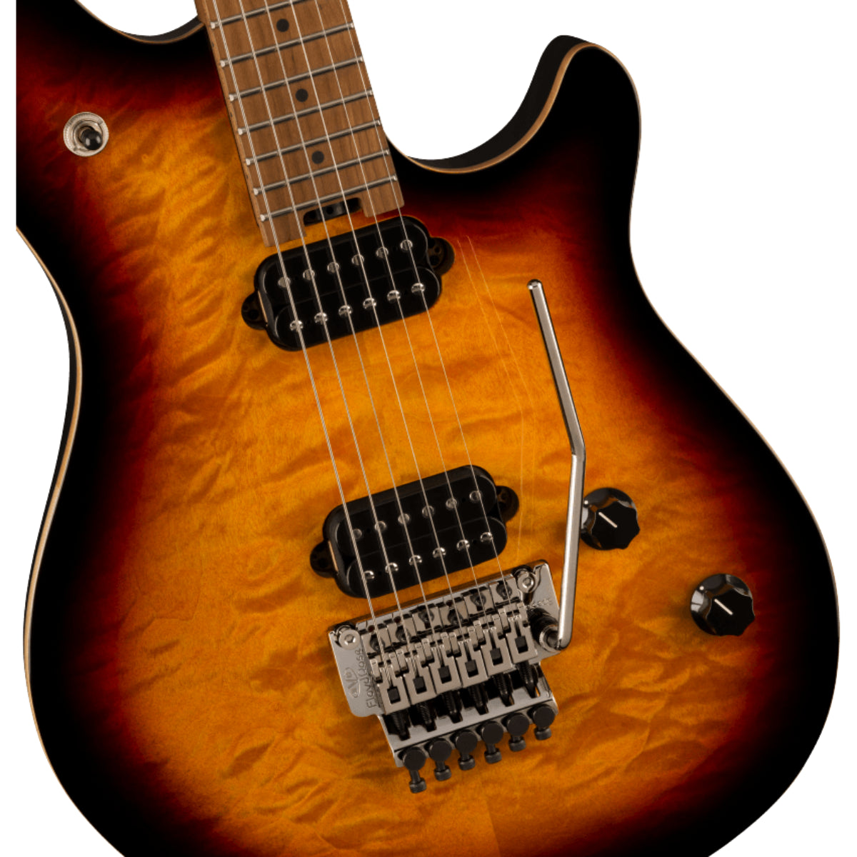 Đàn Guitar Điện EVH Wolfgang WG Standard QM, Baked Maple Fingerboard, 3 Color Sunburst